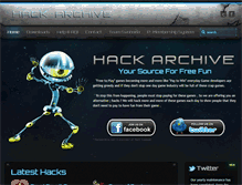 Tablet Screenshot of hackarchive.com
